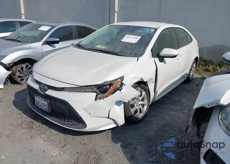 2021 Toyota Corolla Le z USA, uszkodzony, nr VIN 5YFEPMAE7MP223294